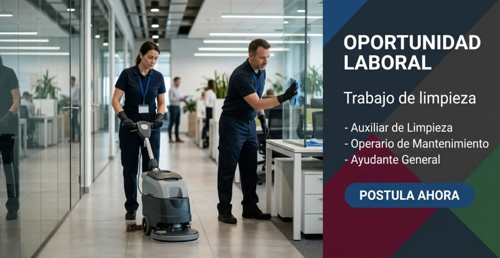 Trabajo de limpieza
